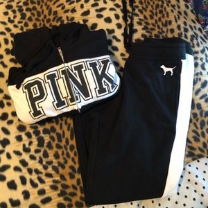 NWOT VS PINK Jogger and Sweatshirt Set